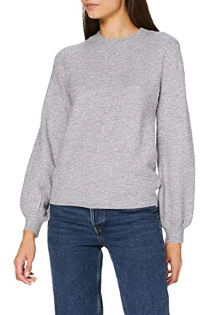 Pieces® PCPERLA LS Knit Noos BC Maglione, , L Donna