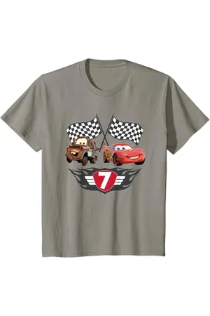 Disney Bambino Cars 7 Compleanno Maglietta