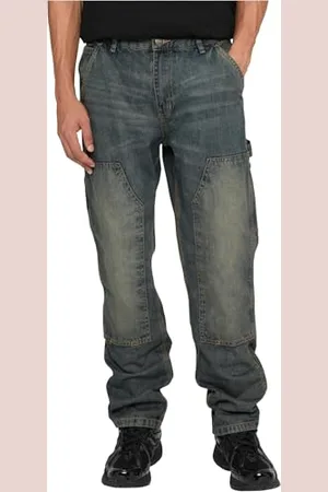 Urban classics Double Knee Jeans Pantaloni, , 36 Uomo