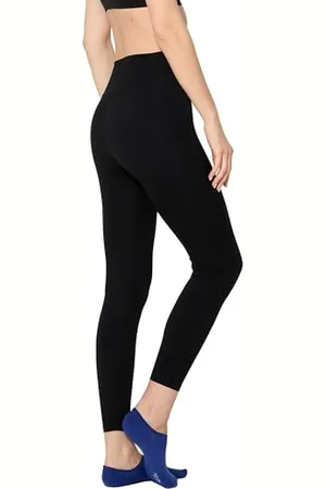 Nur Die Soft Touch Leggings High Waist Blickdicht mit Breitem Komfortbund Damen, , L Donna