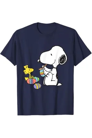 Peanuts Snoopy Woodstock - Pittura a forma di uovo di Pasqua Maglietta