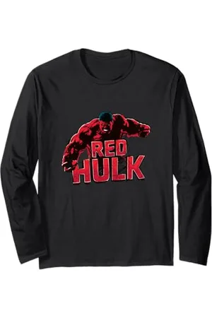 Marvel Captain America Red Hulk Maglia a Manica