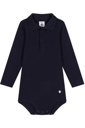 Petit Bateau A0BQC Body A Maniche Lunghe Con Collo Alto Bimbo 0-24 6 Mesi