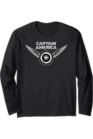 Marvel Captain America Brave New World Shield with Wings Maglia a Manica