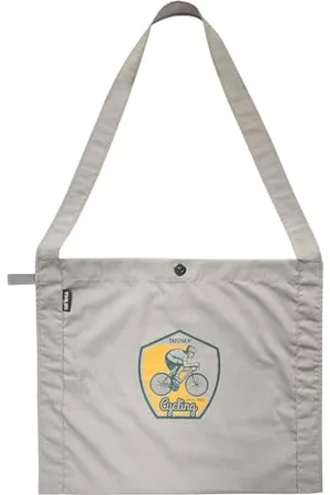 Tatonka Bike Musette L (11L) – Borsa a tracolla piatta e leggera per ciclisti – Piccola pieghevole – Volume 11 litri (sabbia beige)