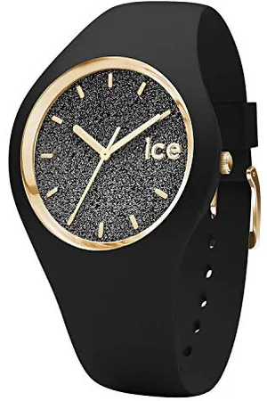 Ice-Watch ICE glitter Black - Orologio nero da Donna con Cinturino in silicone - 001356 (Medium)