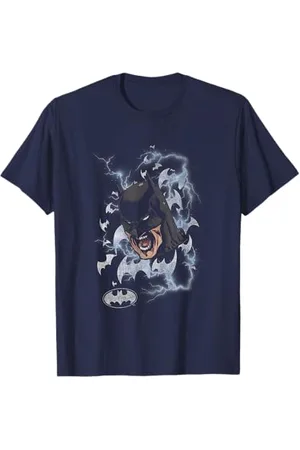 DC Comics Originals Batman Shouts Lightning Bats Maglietta