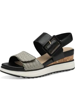 QS by s.Oliver Damen 5-28705-44, Sandali con Zeppa Donna, , 42 EU
