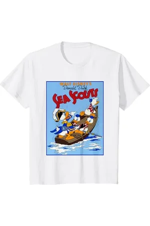 Disney Bambino Donald Duck Sea Scput Poster Maglietta