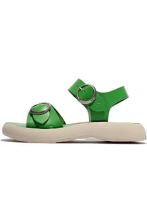 Fly London BUNK604FLY, Sandal Donna, Green, 42 EU