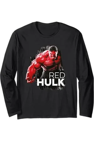 Marvel Captain America Red Hulk Maglia a Manica