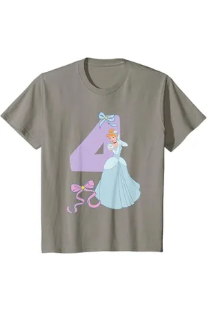 Disney Bambino Cinderella 4 Compleanno Maglietta