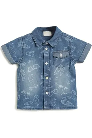 chicco Camicia per Bambino a Maniche Corte (566) Bimbo 0-24, Colore: , 86