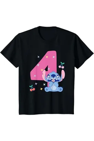 Disney Bambino Lilo & Stitch 4 Compleanno Maglietta