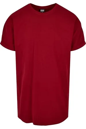 Urban classics Maglietta Uomo A Maniche Corte, T-Shirt Uomo, (Brickred), XS