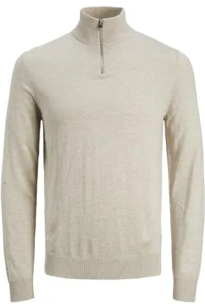 JACK & JONES Maglione da uomo Emil Knit Half Zip