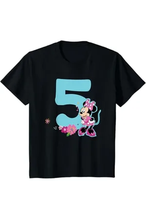Disney Bambino Minnie Mouse 5 Compleanno Maglietta
