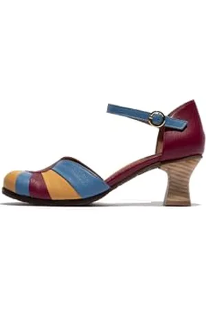 Fly London BESH087FLY, Pumps Donna, Berry/Blue/Bumblebee, 40 EU