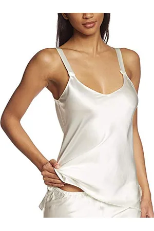 Palmers Shirt aus Seide Silky Nights Top da Pigiama, (Elfenbein (Pearl 224), Taglia Produttore: L (44-46 Donna