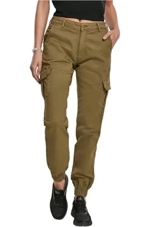 Urban classics High Waist Cargo Pants, Pantaloni Donna, , 28