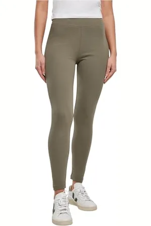 Urban classics Leggings da Donna A Vita Alta, , 3XL