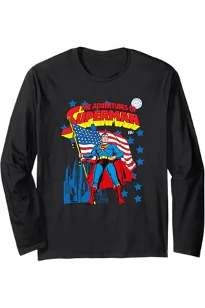 DC Comics Originals Superman Save The World Maglia a Manica