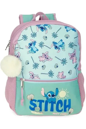 Disney Stitch Just Chill Zaino Scuola 27x33x11 cm Poliestere by Joumma Bags, , Taglia unica, Zaino scuola