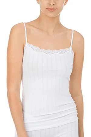 Calida Etude Toujours Canottiera, Semitrasparente, , 40 Donna