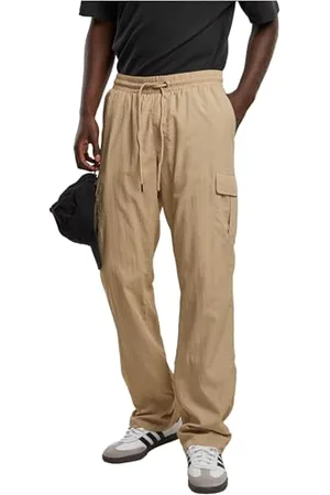 Urban classics Straight Leg Nylon Cargo Pants Pantaloni, , L Uomo