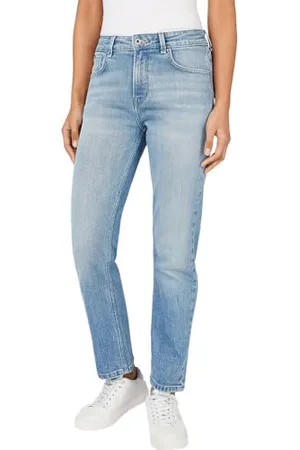 Pepe Jeans Straight vita alta PL204592, Jeans Donna, (Denim-mi7), 30W / 32L