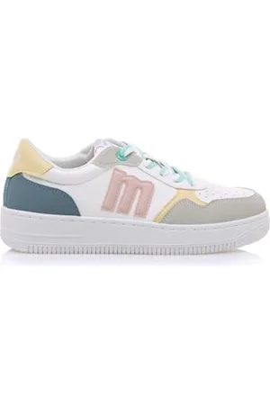 MTNG 60724, Sneaker Donna, Bianco_Blu, 38 EU