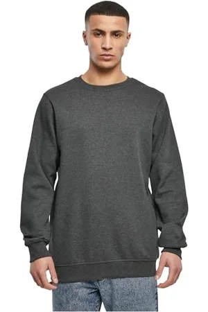 Urban classics Basic Terry Crew Maglia di Tuta, (Charcoal 00091), XXXXL Uomo