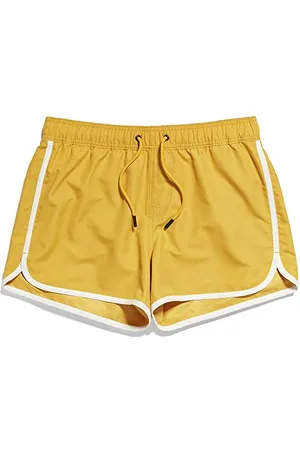 G-Star Uomo Carnic Solid Swim Shorts, (dull yellow D22961-A505-1213), L