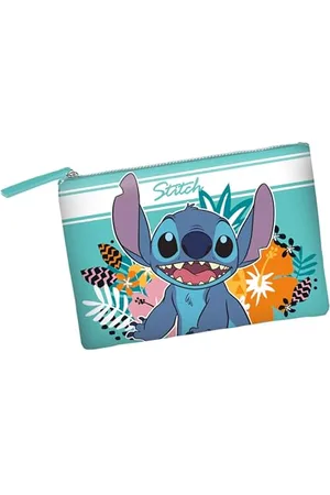 Disney Lilo e Stitch Tropic-Borsa da Toilette Pochette Soleil, Blu, 30 x 22 cm