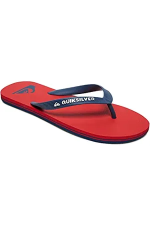 Quiksilver Molokai Tong per Uomo - Red/Blue/Red - 39 EU