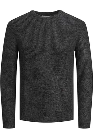 JACK & JONES Jjelewis Knit Crew Neck SN Maglione Lavorato a Maglia, , L Uomo