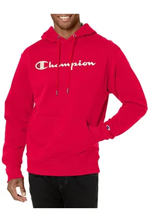 Champion Powerblend Felpa in Pile con Cappuccio, Logo Script, , XXL Uomo