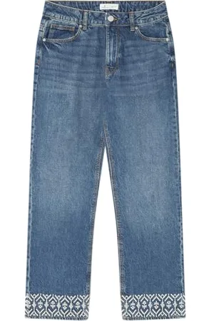 Springfield 5.t. Jeans Bordado Bajo, , 44 Donna