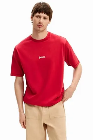 Desigual Man Knit-Maglietta a Maniche Corte T-Shirt, Colore: , M Uomo