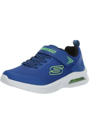 Skechers Microspec Max Vaptix, Scarpe da Ginnastica, Blue, 27 EU