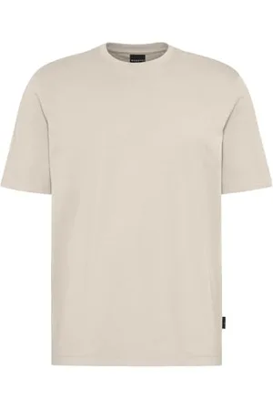 Bugatti 8350-55040a T-Shirt, Beige-40, XXL Uomo