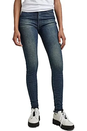 G-Star Donna Kafey Ultra High Skinny Jeans, (antique forest blue D15578-D188-D355), 31W / 32L