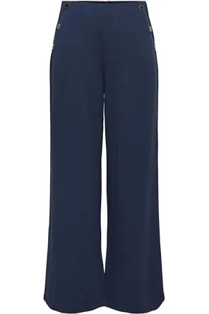 JDY Geggo Life Button Pant Jrs Noos, , XXL x 32L Donna