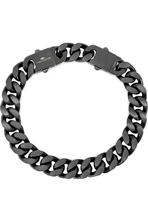 Fynch-Hatton FHJ-0044-B-19 Bracciale in acciaio inox, effetto anticato