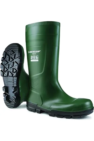 Dunlop Work-It Full Safety, Construction Boot Unisex-Adulto, Green, 50 EU