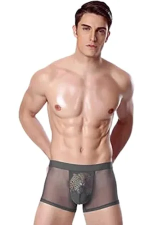 CM-Kid Boxer Cool Low Rise della Maglia Traspirante della Biancheria Intima Maschile