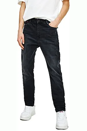 Tommy Hilfiger Tommy Hilfiger Simon Skny Dyjbk Dm0dm09562, Pantaloni di jeans Uomo, Dynamic Jacob Black, 28W / 36L