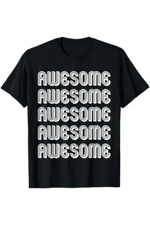 Awesome apparel Impressionante Maglietta