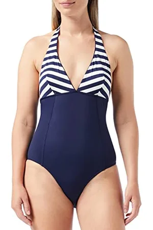 Haute Pression DM03, Costume da Bagno Donna, (Rayé Marine), 42