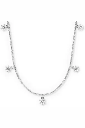 Engelsrufer Collana da donna in Sterling 925, con zirconi, chiusura a moschettone, lunghezza: 40 + 4 cm, 44 cm, sterling, Zirconia cubica